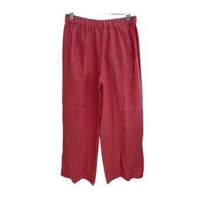 Velvet linen pants XS
